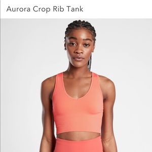 Athleta Crop Rib workout tank